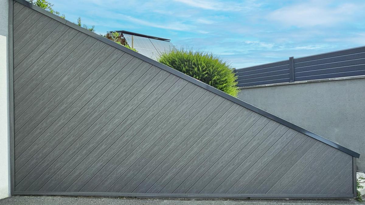 Bardage composite anthracite