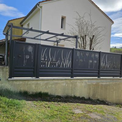 Brise vue aluminium 7016 saint galmier