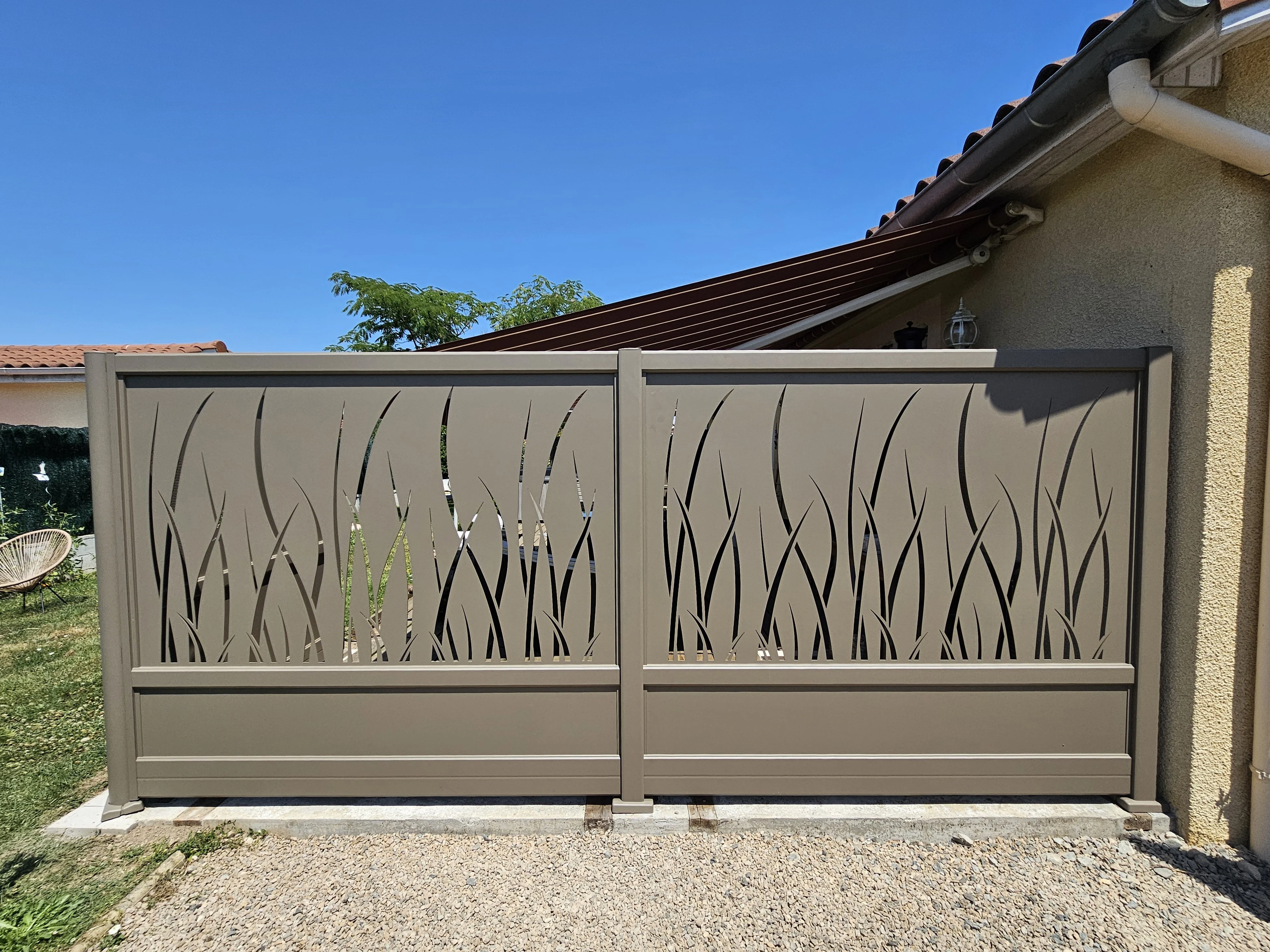 Brise vue modele herbe