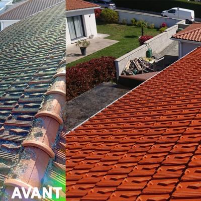 Demoussage tuiles ste foy hydrofuge incolore loire