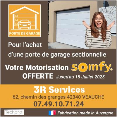 Moteur porte de garage offert